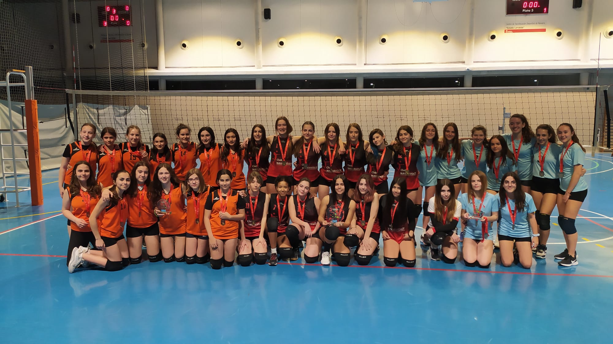 Victoria de Navarvoley Txiki B en los Juegos Deportivos de Navarra de categor&iacute;a infantil